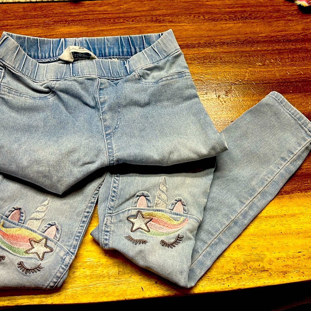 Girls H&M jeggings size 8